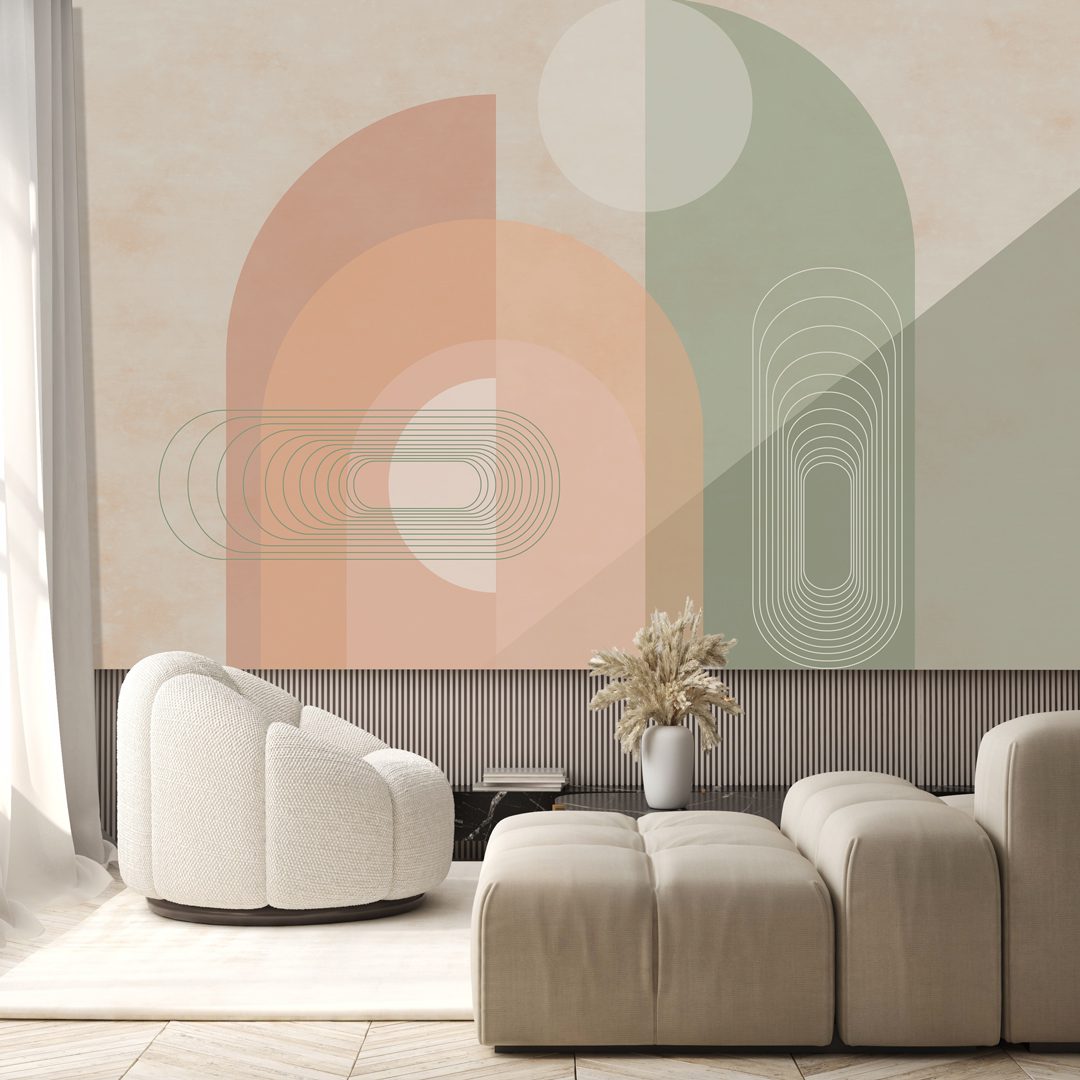 fotobehang-BOW-peach